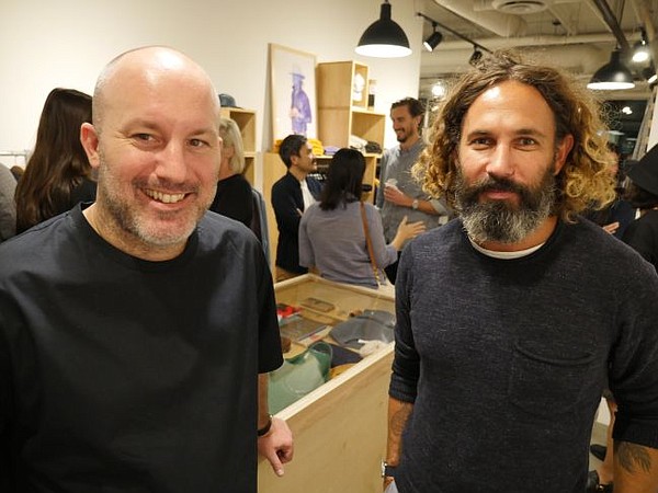 Paul Witt, founder of Wittmore, left, and John Moore, co-founder and creative director of Outerknown.