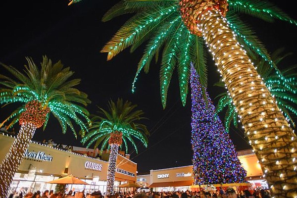 Image from the 2014 tree lighting celebration at Citadel Outlets. Photo courtesy of Citadel Outlets.