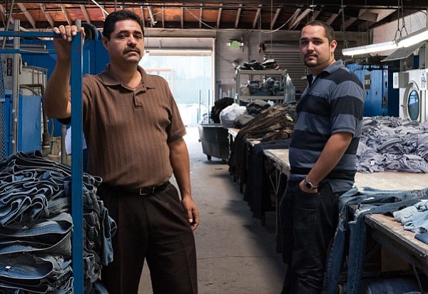 John Francis Peters' photo of Blue Creations' Raul and Oscar Quintero is part of a series that recently aired on NPR

