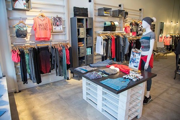 Interior of Sweaty Betty's Venice Beach shop. Photo courtesy Sweaty Betty.