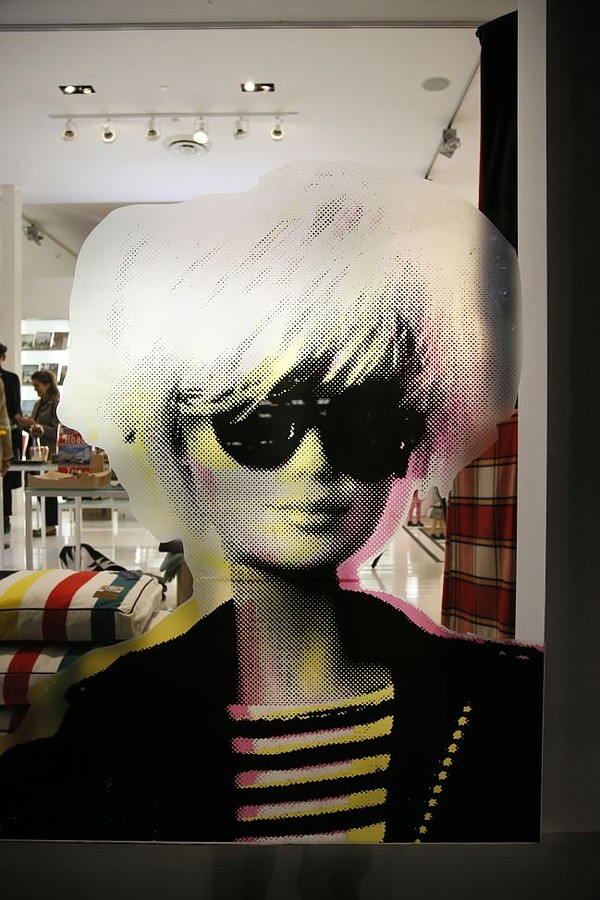 Scene from Ron Robinson event for Barbie x Andy Warhol. Image courtesy of Mattel.