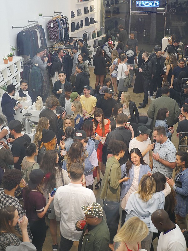 Debut party for Flagship Agency's space in Los Angeles' Fashion District.