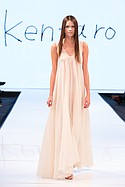 Kentaro designs on the runway at Art Hearts Fashion, Los Angeles Fashion Week Monday March 14 2016