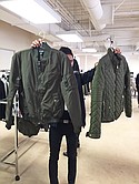 Fall’s must-have item is the bomber jacket in olive.
