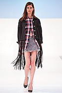 Free Heart plaid shirt and denim skirt, Arrow + Sol jacket