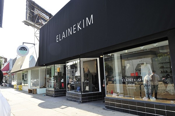 The newly expanded Elaine Kim boutique on West Third Street (photo by Michael Simon)
