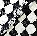 NK Textile “Floral Check Crochet”
