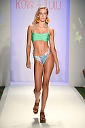 MIAMI BEACH, FL - JULY 15:  A model walks the runway during the Robb & Lulu 2017 Collection at SwimMiami at W South Beach on July 15, 2016 in Miami Beach, Florida.  (Photo by Frazer Harrison/Getty Images for Robb & Lulu)