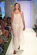 MIAMI BEACH, FL - JULY 15:  A model walks the runway during the Robb & Lulu 2017 Collection at SwimMiami at W South Beach on July 15, 2016 in Miami Beach, Florida.  (Photo by Frazer Harrison/Getty Images for Robb & Lulu)