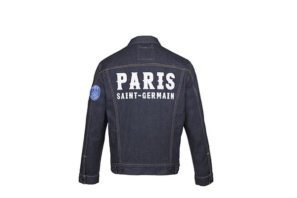 Levi's Paris Saint-Germain jeans jacket, via sportsmarketing.fr
