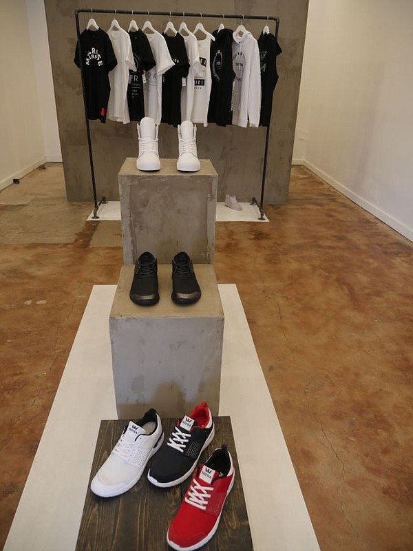 Boutique section of Supra pop-up.