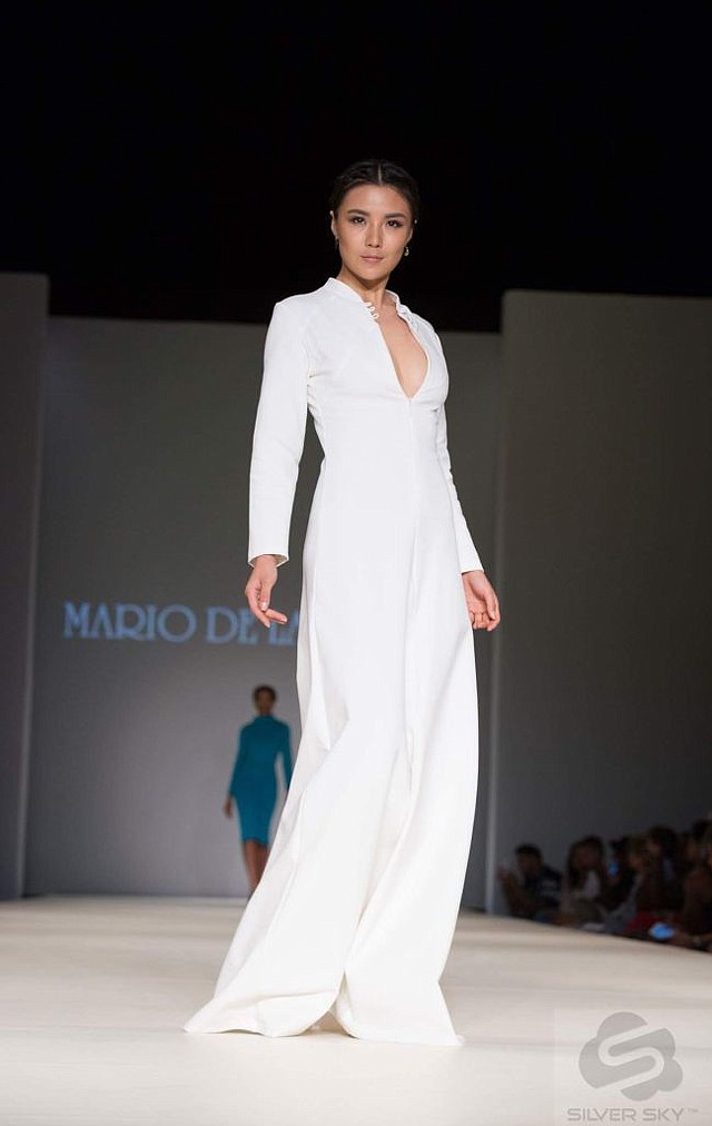 From Mario De La Torre runway show at Style Fashion Week in New York. All photos by Mark Gunter.