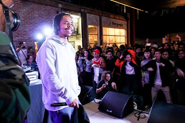 Earl Sweatshirt at Urban Outfitters at Space 15Twenty. All photos courtesy of Urban Outfitters