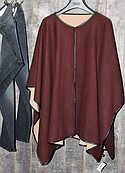 Reference reversible poncho cape $78