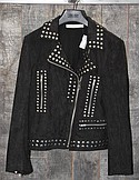 Reference black studded moto jacket $198