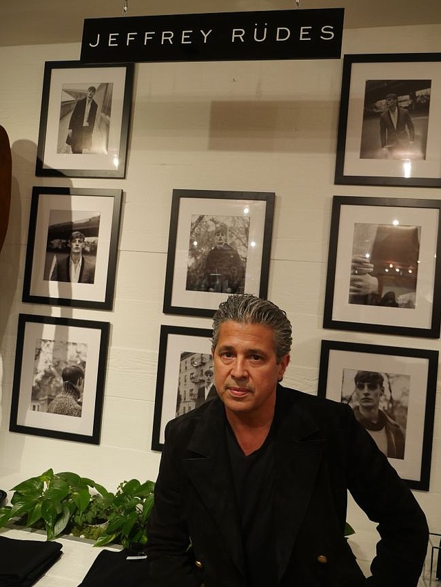 Jeff Rudes at the Jeffrey Rüdes shop-in-shop at Ron Herman Dec. 10.