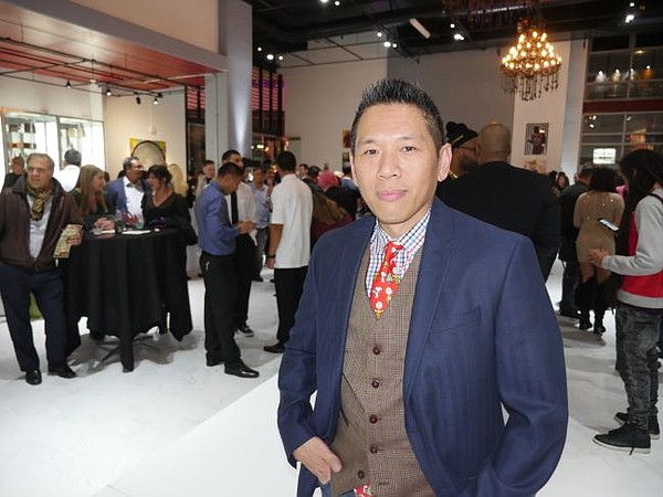Kuo Yang at the Dec. 16 party for Brigade LA's debut and holiday drive.