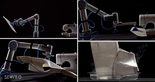 SewBo process allows for robotic sewing. 