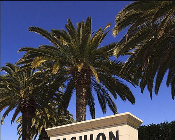 Fashion Island Sign in Newport Beach California by Paul Velgos