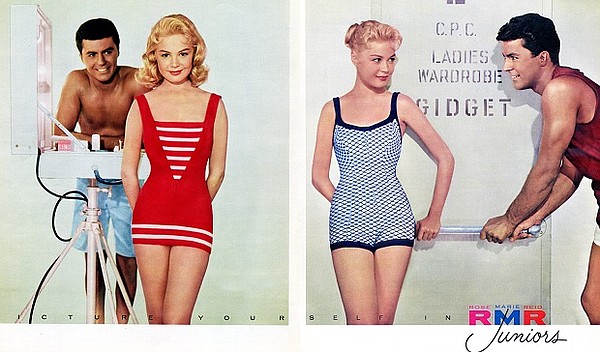 Rose Marie Reid suit in "Gidget" movie