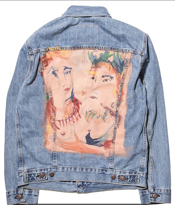 Levi's trucker jacket with art by Yaron Michael Hakim. Image courtesy of Liberty Fashion & Lifestyle Fairs.