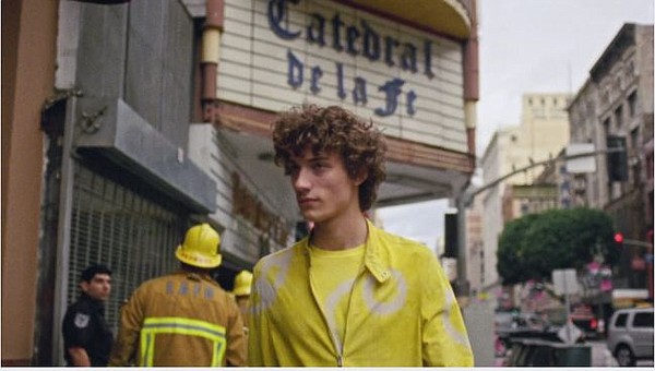 From Hermès video shot in downtown Los Angeles. Image via Facebook.