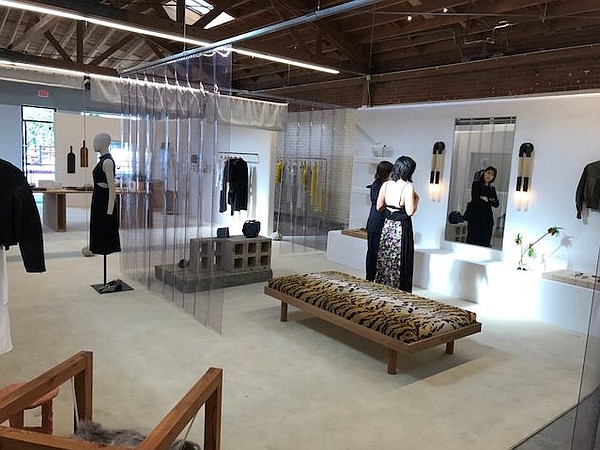 Interior of Arts District 3.1 Phillip Lim shop.  Photos by Andrew Asch