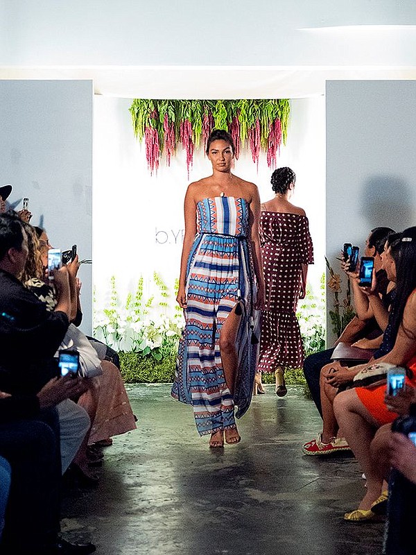 A look from B.Yellowtail's Summer 2017 show on June 16. Images by The IT Factory.