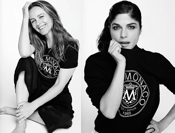 Beau Grealy's shots of Alicia Silverstone and Selma Blair for Club Monaco's #ClubThrowback collection