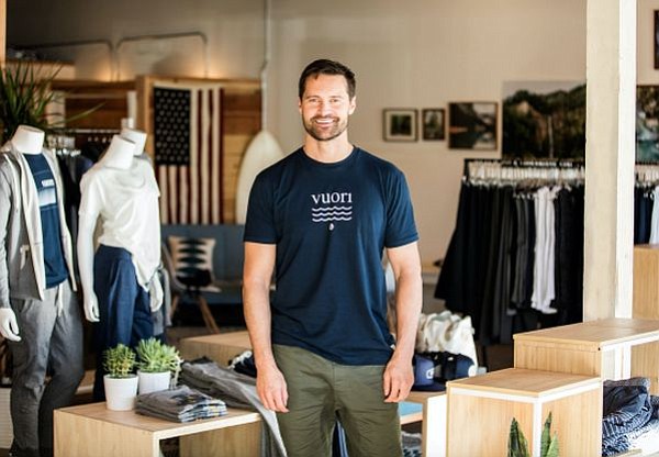 Joe Kudla, founder of Vuori brand. Images courtesy Vuori.