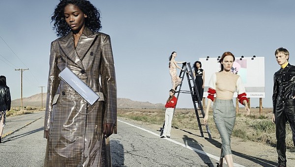 Willy Vanderperre shot the Calvin Klein Fall 2017 ad campaign in the California desert. 