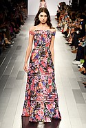 NEW YORK, NY - SEPTEMBER 07:  A model walks the runway for Tadashi Shoji  fashion show during New York Fashion Week: The Shows at Gallery 1, Skylight Clarkson Sq on September 7, 2017 in New York City.  (Photo by Frazer Harrison/Getty Images For Tadashi Shoji)