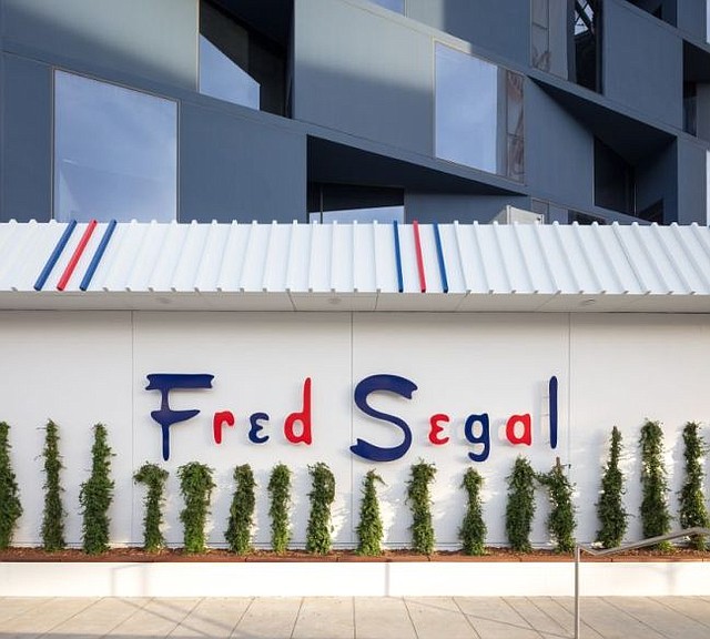Exterior of Fred Segal in West Hollywood. Image courtesy Fred Segal.