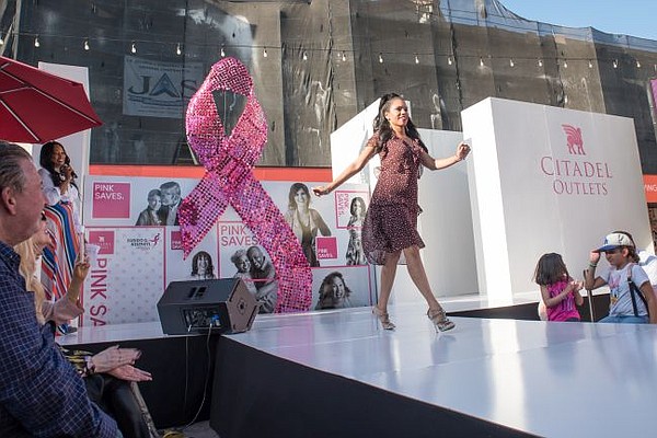 Pink Saves Runway Show at Citadel Outlets. Photo by Kait McKay photography.