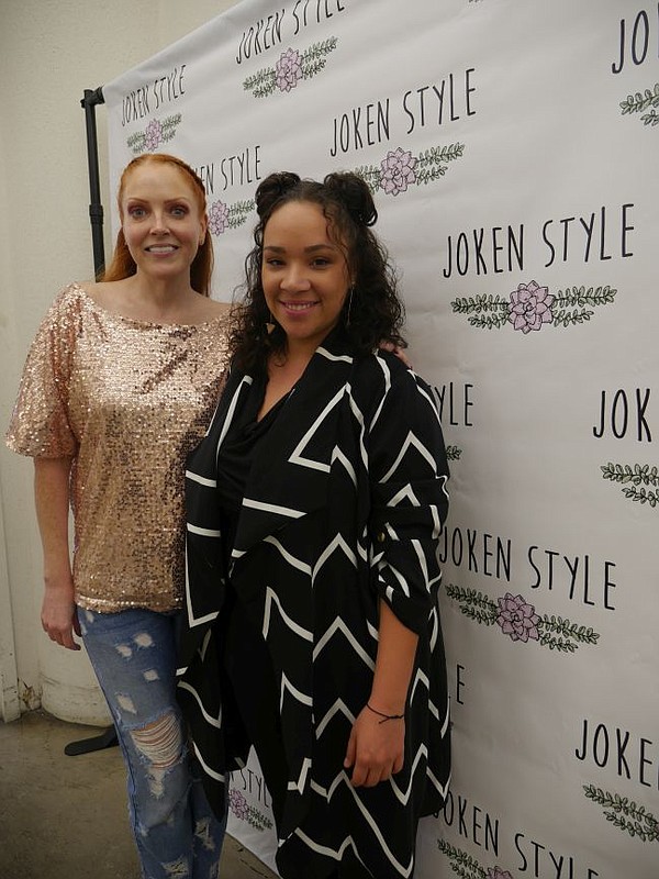 Joken Style's Eme Mizioch, left and Ashley Thweatt.