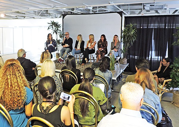 THE PANEL: Ali Grant, Ben Baller, Kaitlynn Carter, Sophie Elkus, Ashley Torres and Becca Tobin