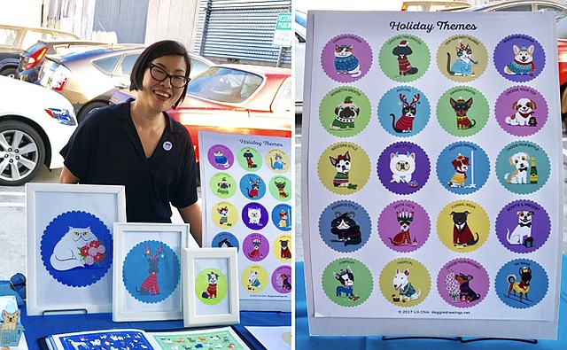 Lili Chin of Doggie Drawings and a sampling of her work