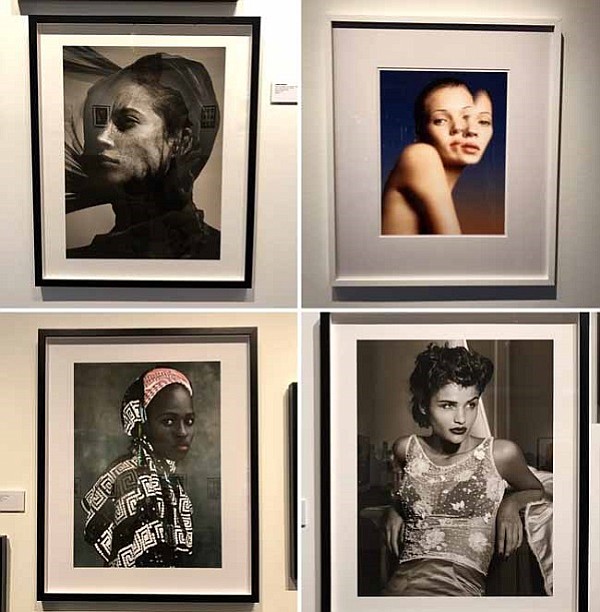 Some of Watson’s iconic beauty images including Christy Turlington, Kate Moss, Boukari Kaoulatou and Helena Christensen 