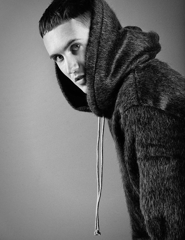 Sternum oversized hoodie with mohair coating. From the Bones collection of Merakai Imperial Garments. Picture courtesy of Merakai Imperial Garments.