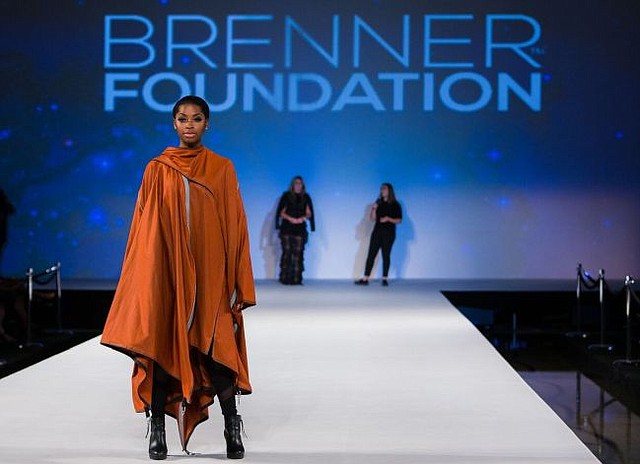 ADIFF's tent jacket on the runway at Style Fashion Week. The event took place at the Brenner Foundation's program at Style Fashion Week. Photo courtesy of Style Fashion Week.