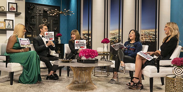 NeNe Leakes, Brad Goreski, Melissa Rivers, Margaret Cho,and Giuliana Rancic on the finale episode of "Fashion Police." (Photo by Brandon Hickman for E! Entertainment)