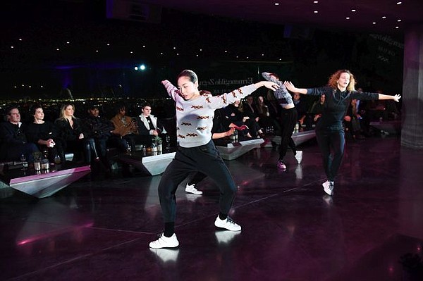 L.A. Dance Project performs in Zegna's Couture XXX collection. Photo by Billy Farrell/BFA.