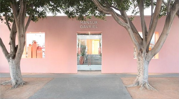 Exterior of Mansur Gavriel. All photos courtesy of Mansur Gavriel.