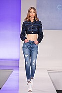 Ontwelfth cropped denim jacket and jean