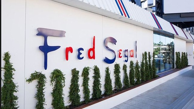 Exterior of Fred Segal in West Hollywood
