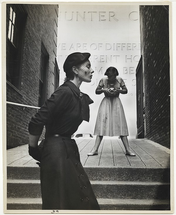 Bettina and Frances McLaughlin-Gill shot by Gordon Parks at New York's Hunter College in 1950.
Courtesy of Beth Rudin DeWoody 
Courtesy of The Gordon Parks Foundation 
Courtesy of  J. Paul Getty Trust 