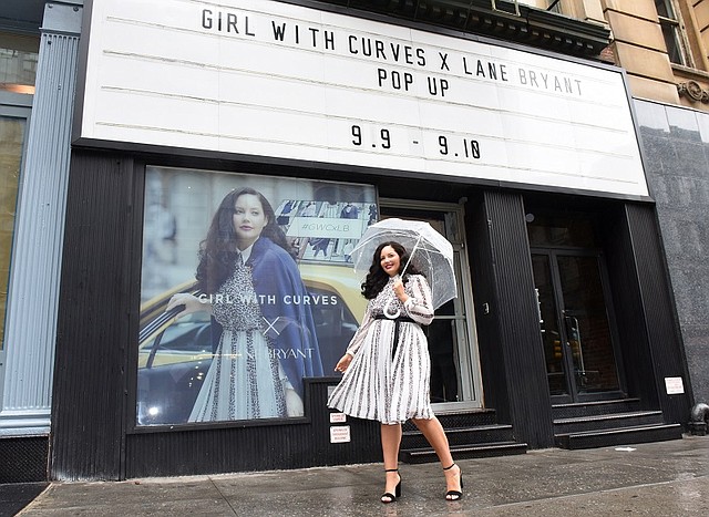 Tanesha Awasthi, of "Girl With Curves," celebrates the debut of the Girl With Curves x Lane Bryant collection, Sept. 9, during New York Fashion Week.  
Photo: Diane Bondareff/Invision for Lane Bryant/AP Images