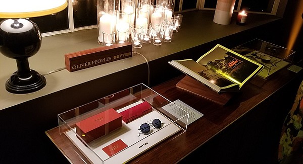 During a launch party at Chateau Marmont held on Nov. 29, a copy of "California as We See It" is displayed beside Oliver Peoples's Assouline frame, which was designed to complement the sale of the book.