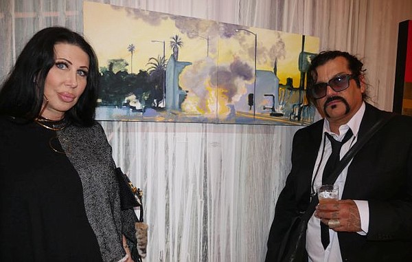 Angela and Frank Rodriguez at Footprint Foundation First Annual Arts Gala. All photos by Andrew Asch