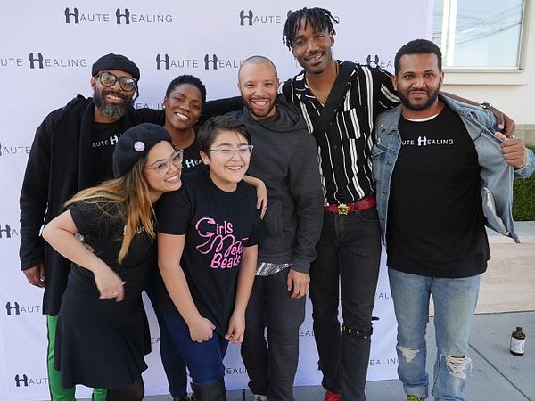Back row from left, Manny Jackson, Dominique Aimee Jean, Enrico Moses, Jamar Hart and Marquis Clay.
In front, Paz Eliza, left, and DJ Wildstyle